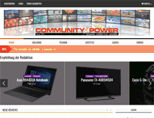 Tablet Screenshot of communitypower.info